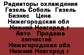 Радиаторы охлаждения Газель Соболь, Газель Бизнес › Цена ­ 2 500 - Нижегородская обл., Нижний Новгород г. Авто » Продажа запчастей   . Нижегородская обл.,Нижний Новгород г.